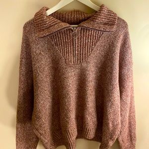 Old Navy Mock-Neck 1/4 Zip Sweater for Women